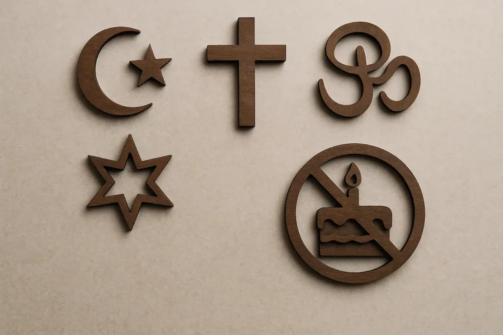 Religions that do not celebrate birthdays