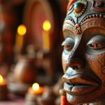 How was art connected to religion in African cultures