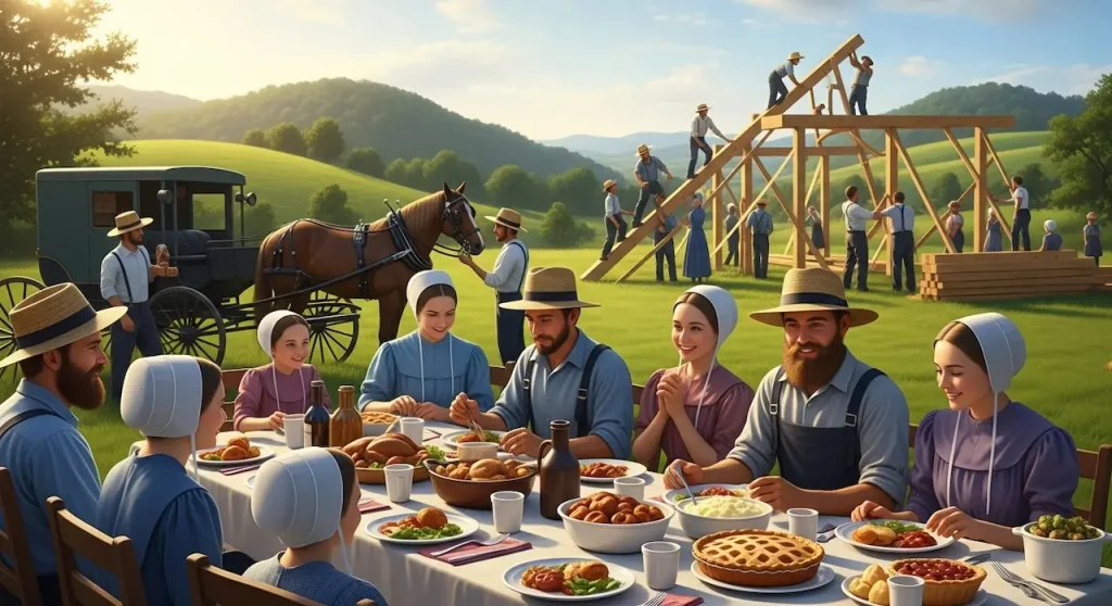 Do Amish communities allow alcohol consumption?