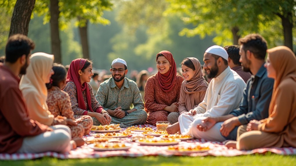 muslims celebrate eid al fitr