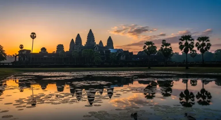 Is Angkor Wat involved with Buddhism and Hinduism?