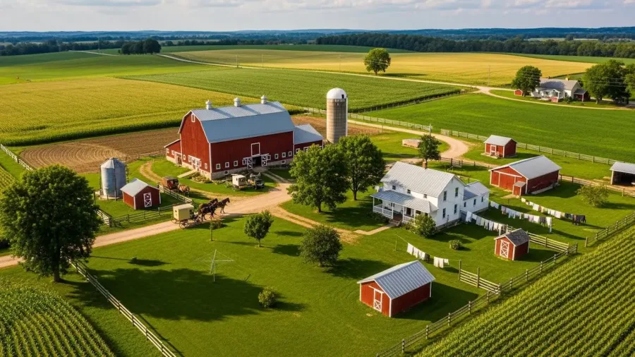 Amish farming methods